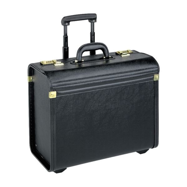 Lorell Oversized Rolling Catalog Case, Black (LLR61613)