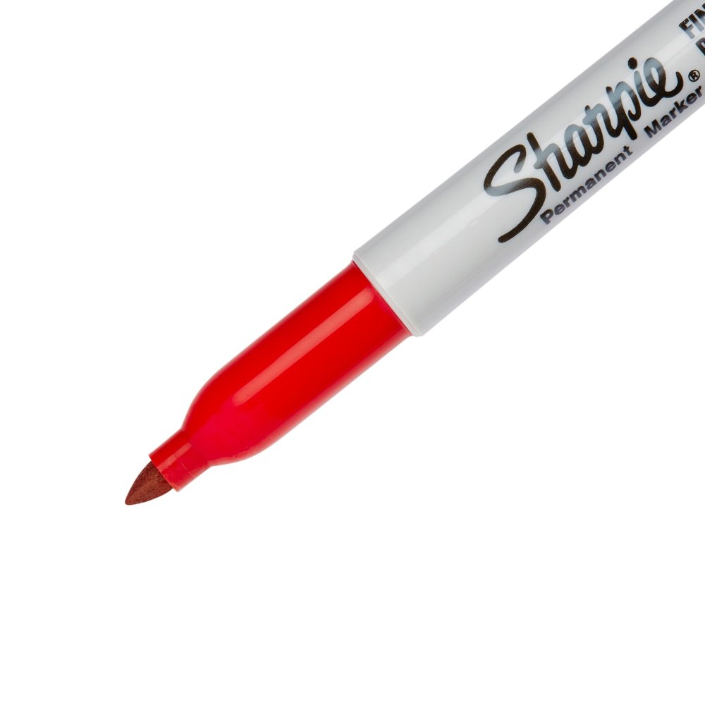 Sharpie Permanent Fine-Point Markers, Red, Pack Of 36 (SAN1920937) - Image 2