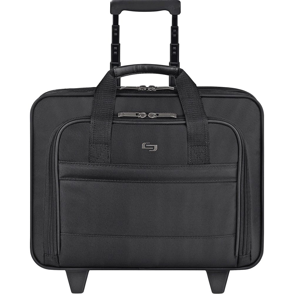 Solo New York Carnegie Rolling Case with 15.6" Laptop Pocket, Black (USLB1004) - Image 4
