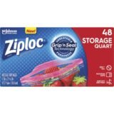 Ziploc Brand Seal Top Quart Storage Bags (SJN665015)