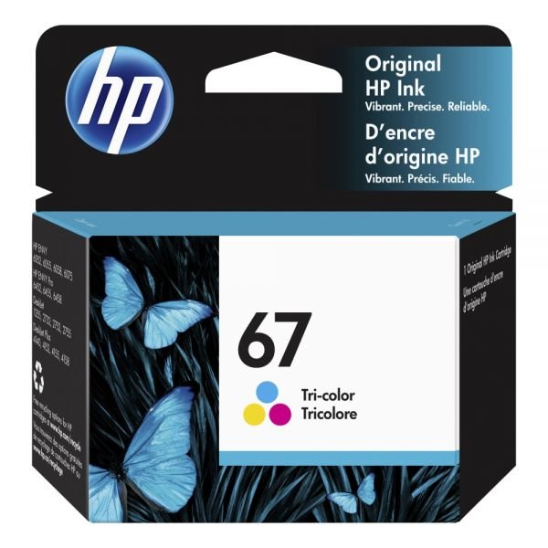 HP 67 Tri-Color Ink Cartridge, 3YM55AN (ODFN4523722)