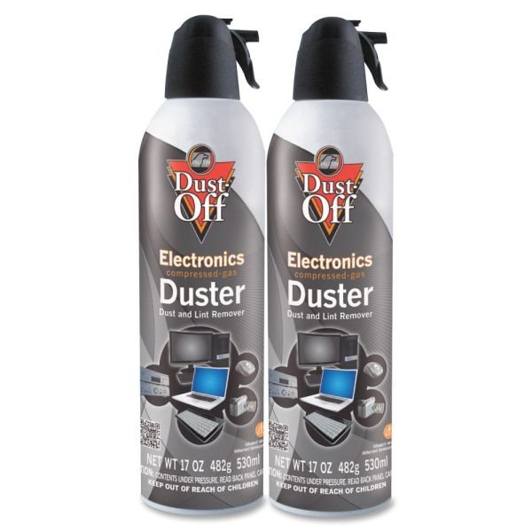 Falcon Dust-Off Electronics Duster, 17 Oz, Pack Of 2 (FALDPSJMB2)