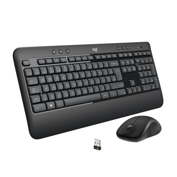 Logitech MK540 Advanced Wireless Keyboard and Mouse Combo for Windows, 2.4 GHz Unifying USB-Receiver (LOG920008671)