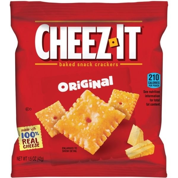 Keebler Cheez-It Crackers, 1.5 Oz, Pack Of 8 (KEB12233)
