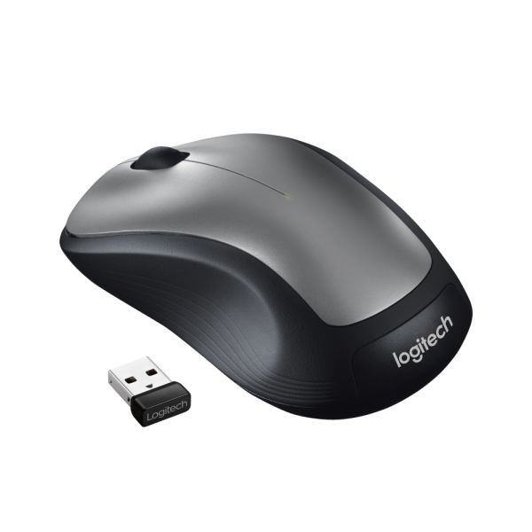 Logitech M310 Wireless Optical Mouse, Silver (LOG910001675)