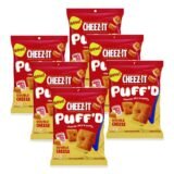Cheez-It Puff'd Crackers, Double Cheese, 3 oz Bag, 6/Carton (KEB00022)