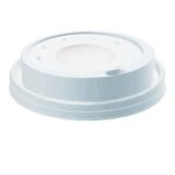 Dart Cafe G Cappuccino Dome Lids, For 12-24 Oz Cups, White, Case Of 1,000 (DCC16EL)