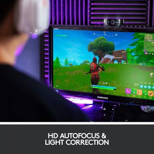 Logitech C922 Pro Stream Webcam 1080P Camera for HD Video Streaming (IGRM6TB872) - Image 15