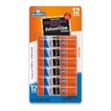 Elmer's Disappearing Glue Sticks, 0.21 Oz, Purple, Pack Of 12 (ODFN954196)