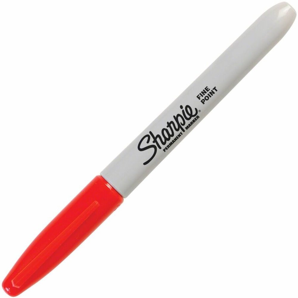 Sharpie Permanent Fine-Point Markers, Red, Pack Of 36 (SAN1920937) - Image 4