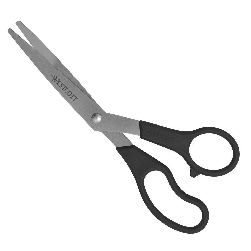 Westcott All-Purpose Value Stainless Steel Scissors, 8", Pointed, Black, Pack Of 3 (ACM13402) - Image 8
