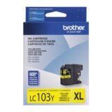 Brother LC103 Yellow High-Yield Ink Cartridge, LC103Y (BRTLC103Y)