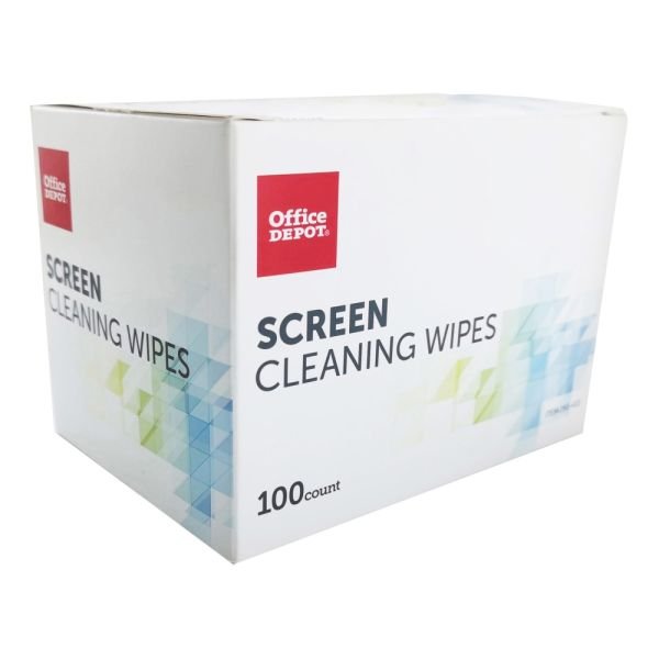Screen Individually Wrapped Cleaning Wipes, Box Of 100 (ODFN293433) - Image 2