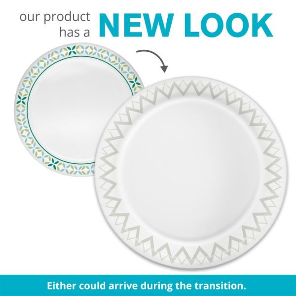 Highmark Paper Plates, 8-3/4", Printed White, Pack Of 125 (ODFN508485) - Image 2