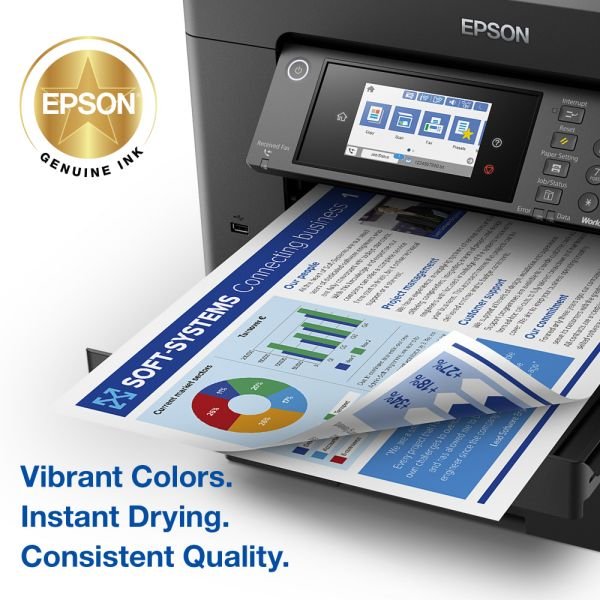 Epson 812XL DURABrite Black; Cyan; Magenta; Yellow, Ultra High-Yield Ink Cartridges, Pack Of 4 Cartridges, T812XL-XCS (ODFN6122481) - Image 3