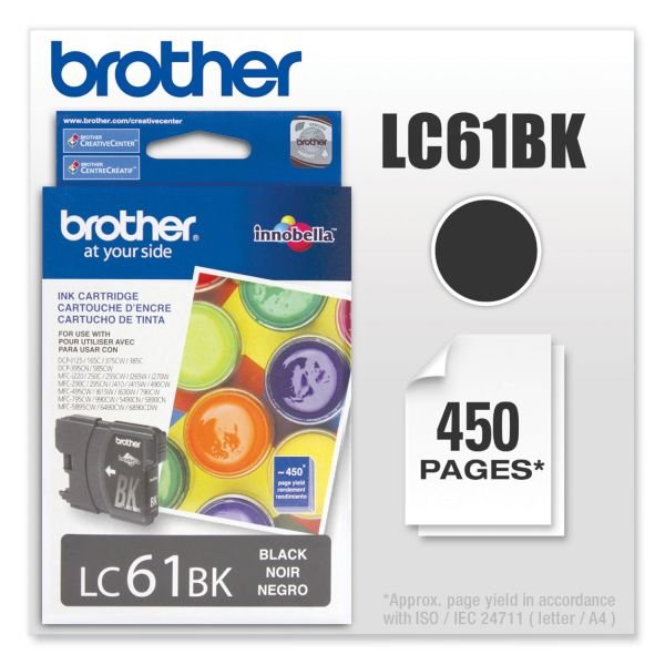 Brother LC61I Black Ink Cartridge, LC61BK (BRTLC61BK) - Image 2