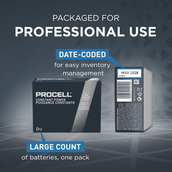 Procell by Duracell Alkaline D Batteries (DURPC1300) - Image 3