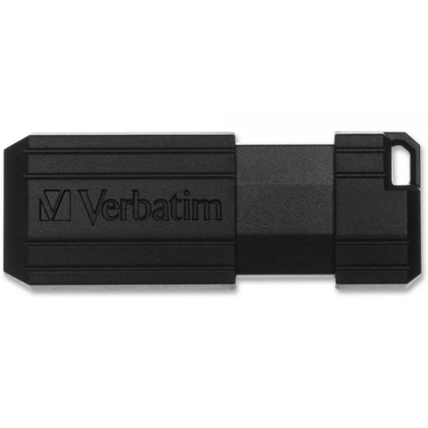 32GB PinStripe USB Flash Drive - Black (IGRMPW9452) - Image 2