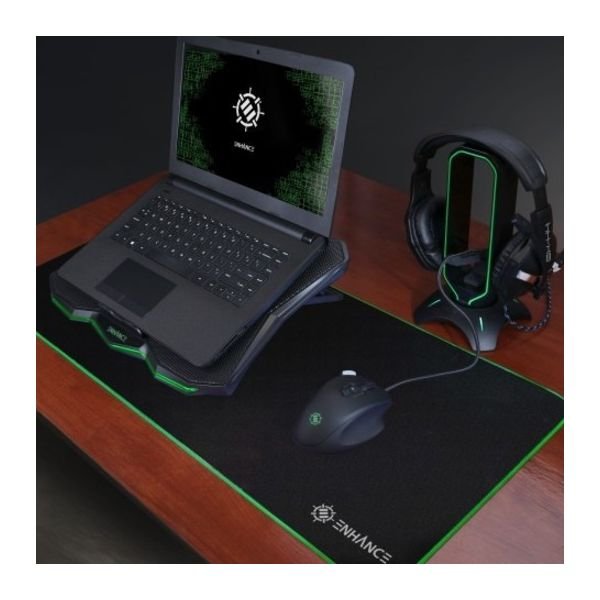 Enhance Cryogen 5 Laptop Cooling Pad (Green) (ETLZ1072324255) - Image 3
