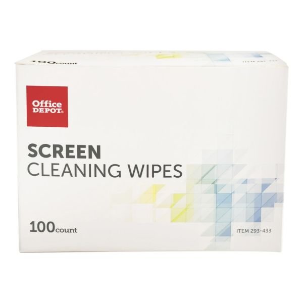 Screen Individually Wrapped Cleaning Wipes, Box Of 100 (ODFN293433) - Image 3