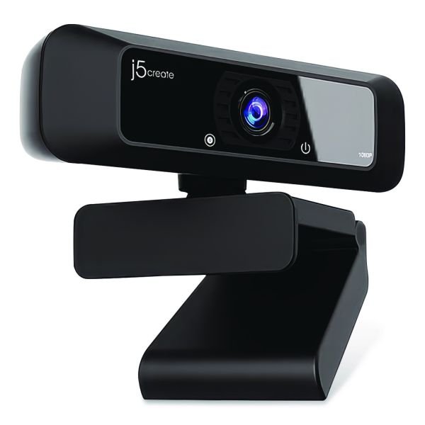 j5create JVCU100 USB HD Webcam, 1920 pixels x 1080 pixels, 2 Mpixels, Black (JCRJVCU100) - Image 3