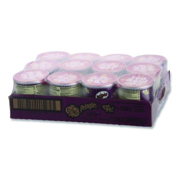 Pringles Grab and Go BBQ Crisps, 1.4 oz Can, 12/Carton (PRGKEE18372) - Image 4