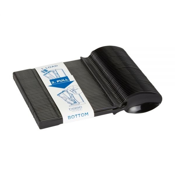 SmartStock T-Series Disposable Cutlery Refills, Polypropylene Teaspoons, Black, 40 Teaspoons Per Refill, Box Of 24 Refills (ODFN5472636) - Image 6