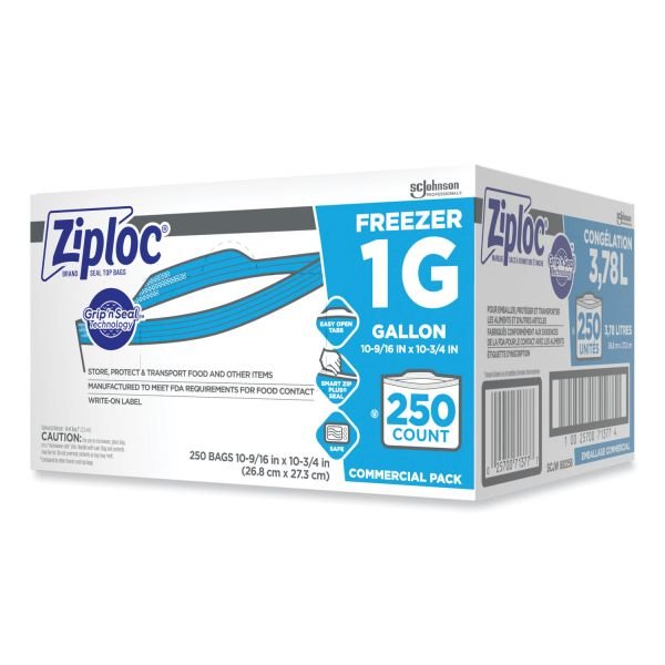 Ziploc Freezer And Storage Bags, 1 Gallon, Box Of 250 Bags (SJN682258) - Image 5