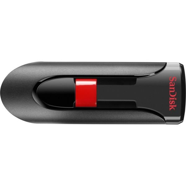 SanDisk Cruzer Glide USB 2.0 Flash Drive, 64GB, Black (ODFN801196) - Image 2