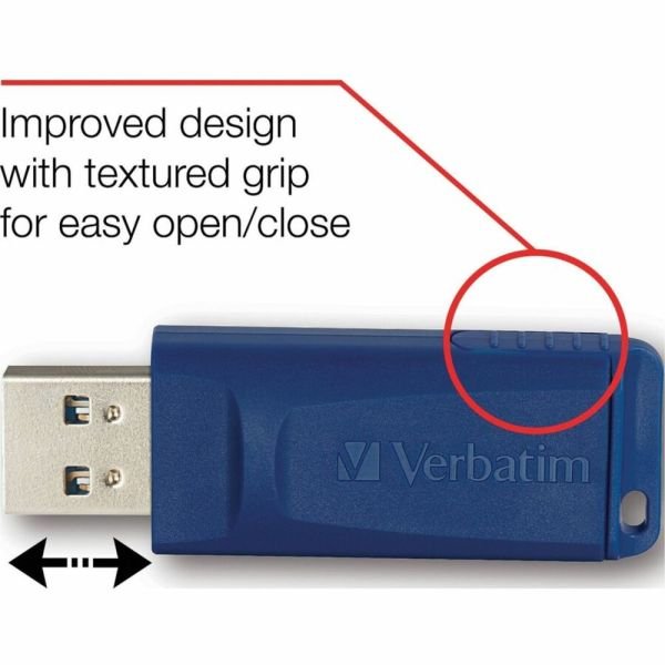 Verbatim 128GB USB Flash Drive - Blue - 128GB (VER98659) - Image 6