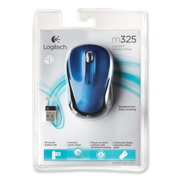 Logitech M325s Wireless Mouse, Blue (LOG910002650) - Image 6