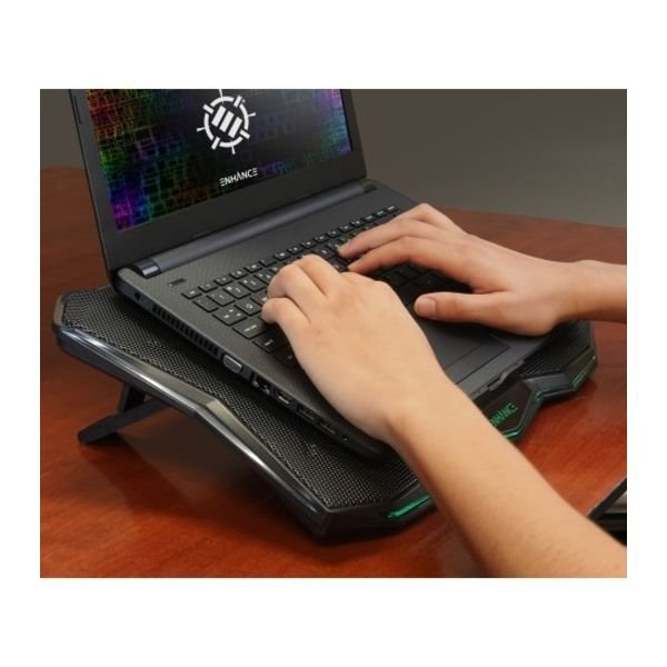 Enhance Cryogen 5 Laptop Cooling Pad (Green) (ETLZ1072324255) - Image 6