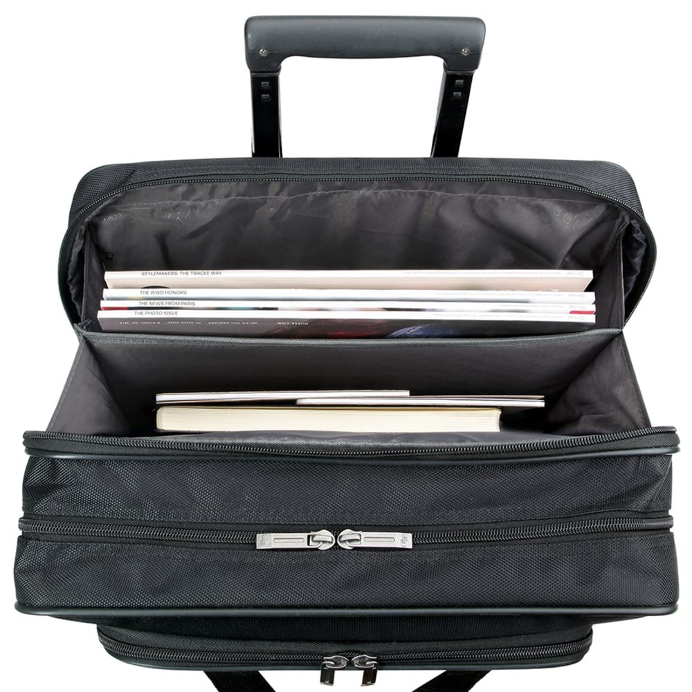 Solo New York Carnegie Rolling Case with 15.6" Laptop Pocket, Black (USLB1004) - Image 8