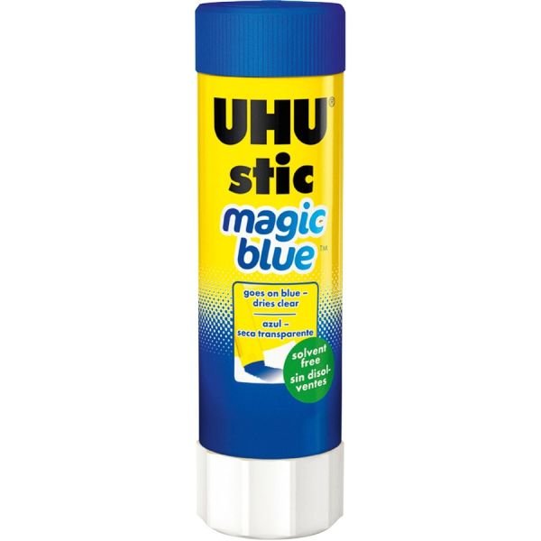 Saunders UHU stic Color Glue Sticks, 1.41 Oz, Blue, Box Of 12 (STD99653) - Image 5