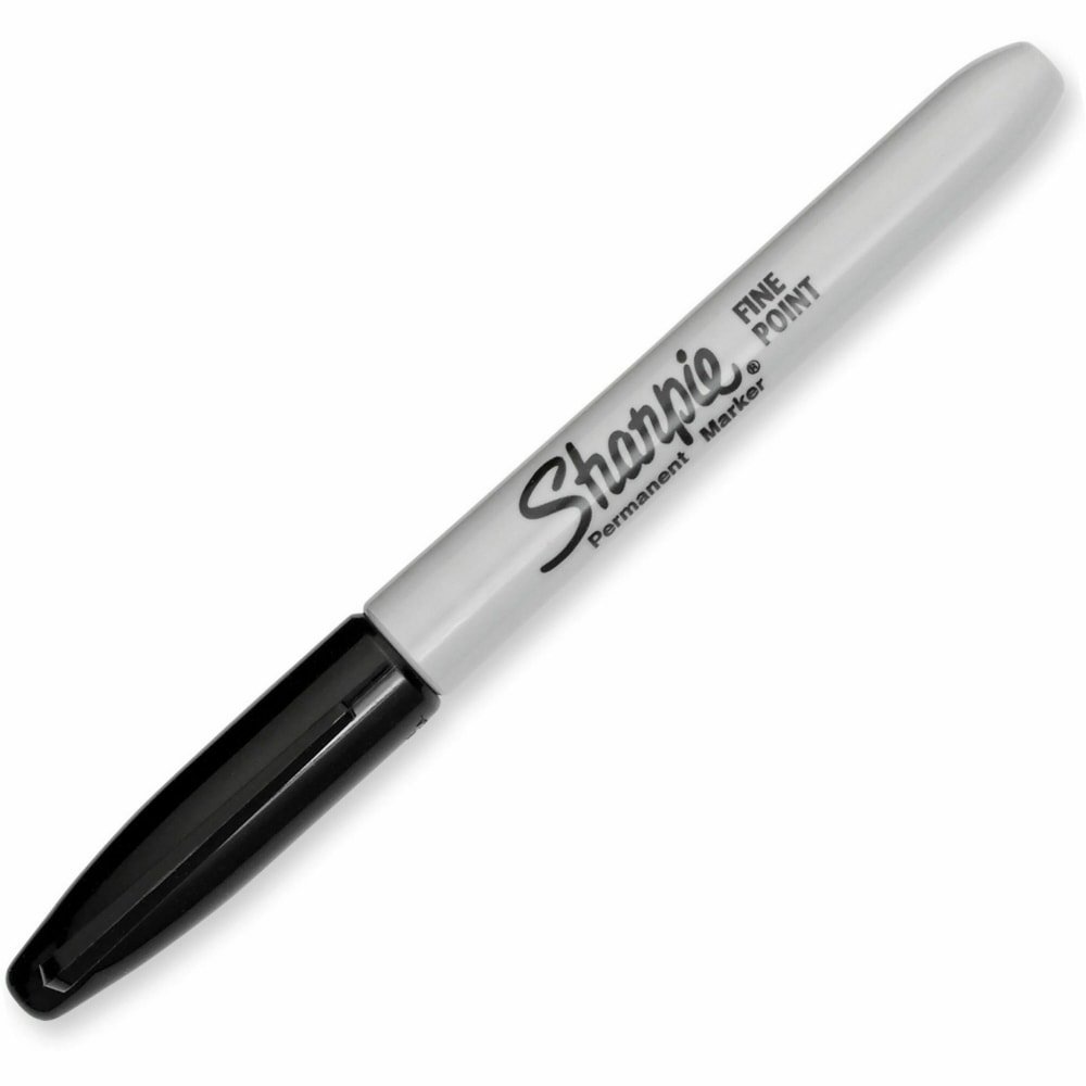 Sharpie Fine Tip Permanent Marker, Fine Bullet Tip, Black, Dozen (SAN30001B) - Image 8