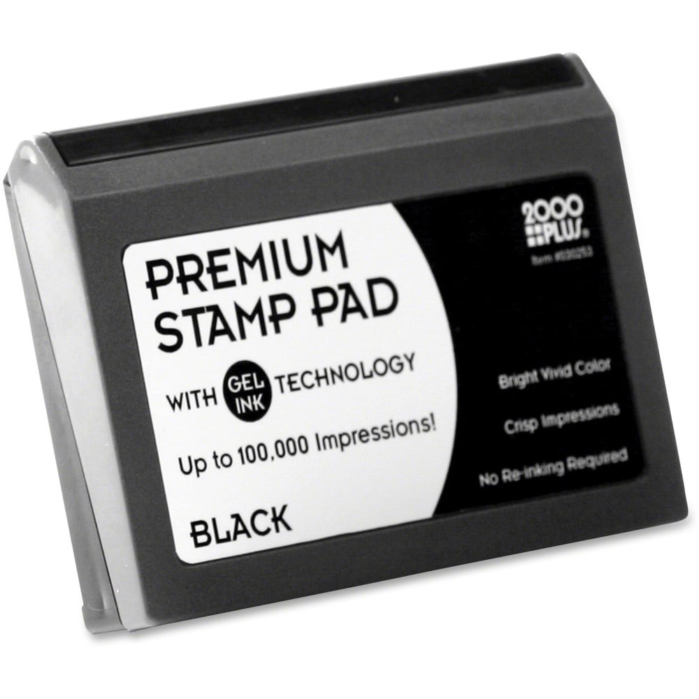 COSCO Microgel Stamp Pad for 2000 PLUS, 2 3/4 x 4 1/4, Black (COS030253) - Image 5