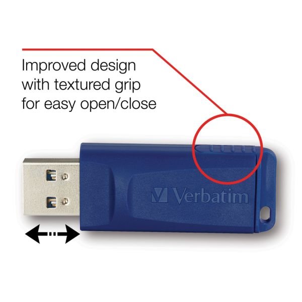 Verbatim 128GB USB Flash Drive - Blue - 128GB (VER98659) - Image 12