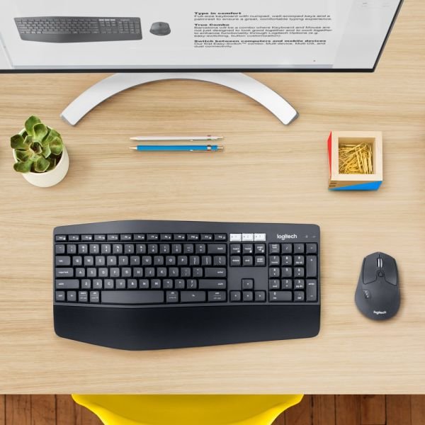Logitech MK850 Wireless Keyboard & Mouse, Black (ODFN632588) - Image 10