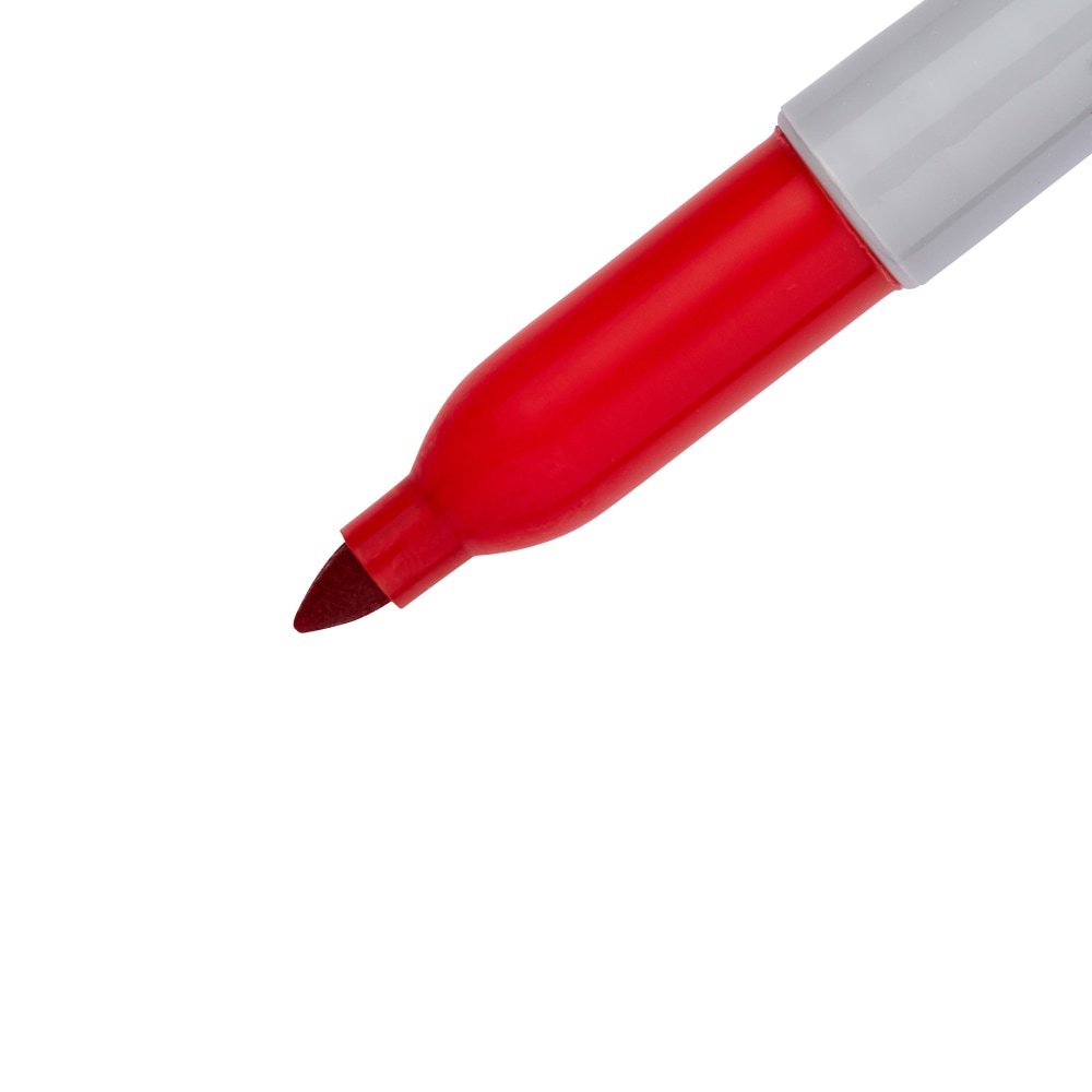 Sharpie Permanent Fine-Point Markers, Red, Pack Of 12 Markers (SAN30002) - Image 6