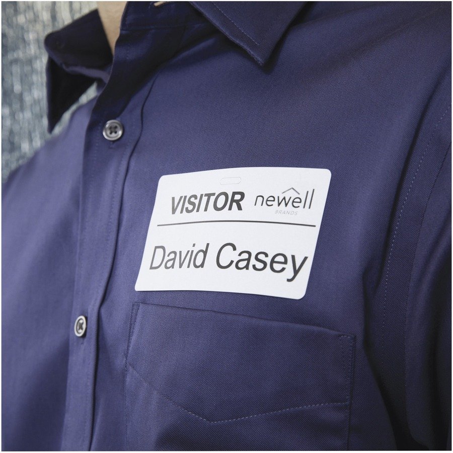 DYMO Self-Adhesive Name Badge Labels, 2.25" x 4", White, 250 Labels/Box (DYM30857) - Image 2