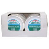 Green Label 9" Green Label Economy Paper Plates (AJMPP9GRA)