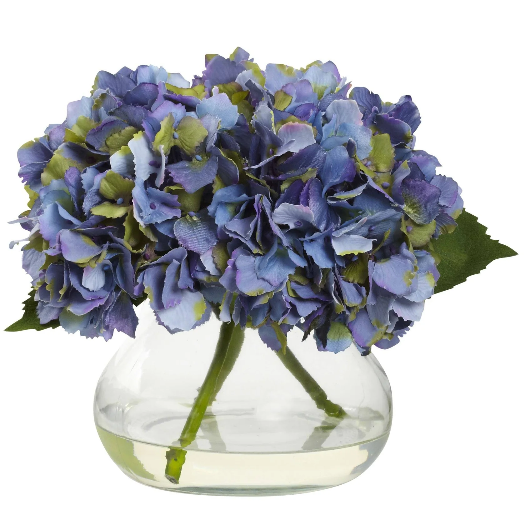 Artificial Blooming Hydrangea in Vase (1356-BL)