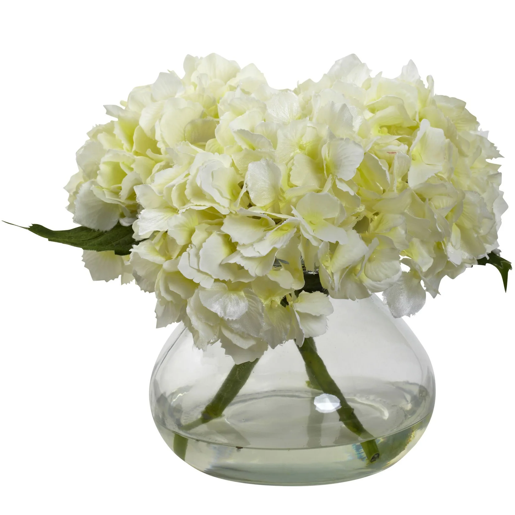Artificial Blooming Hydrangea in Vase (1356-GR) - Image 3