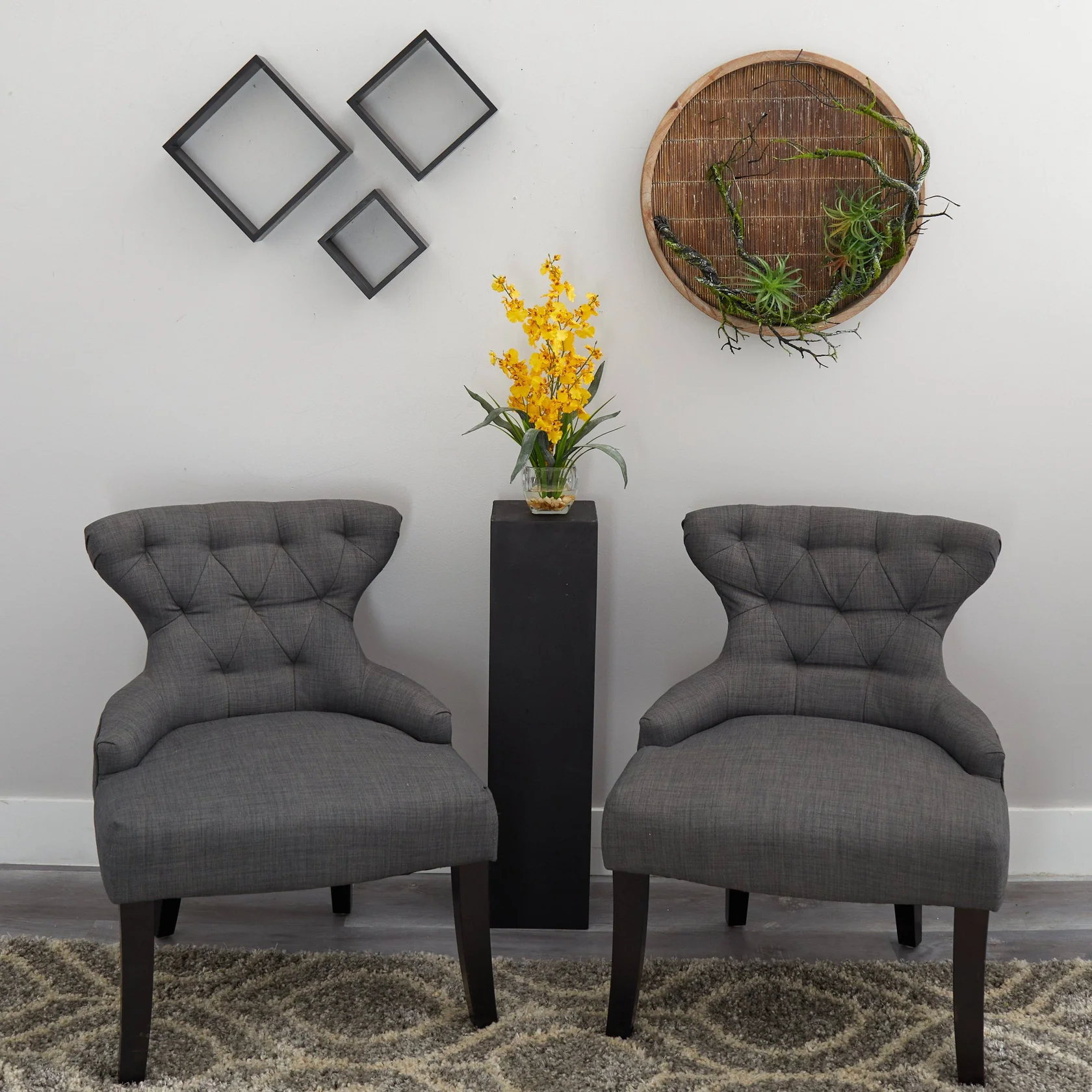 Dancing Lady Orchid Liquid Illusion Silk Flower Arrangement (1119-PP) - Image 6