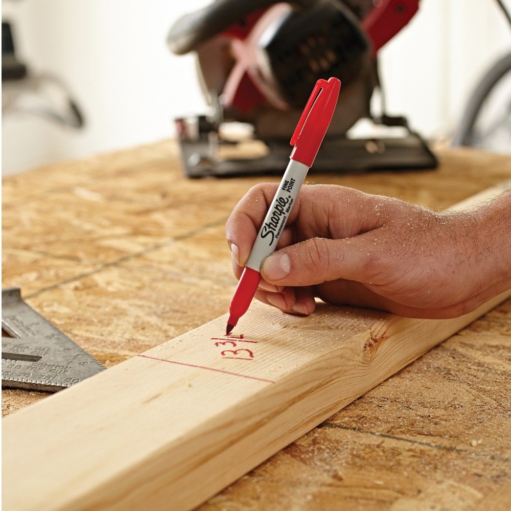 Sharpie Permanent Fine-Point Markers, Red, Pack Of 12 Markers (SAN30002) - Image 10