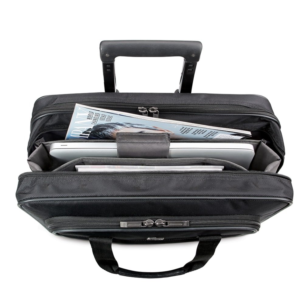 Solo New York Carnegie Rolling Case with 15.6" Laptop Pocket, Black (USLB1004) - Image 6
