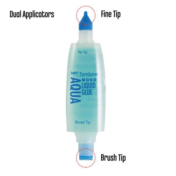 Tombow Mono Aqua Liquid Glue, 1.69 Oz., Clear (TOM52180) - Image 9