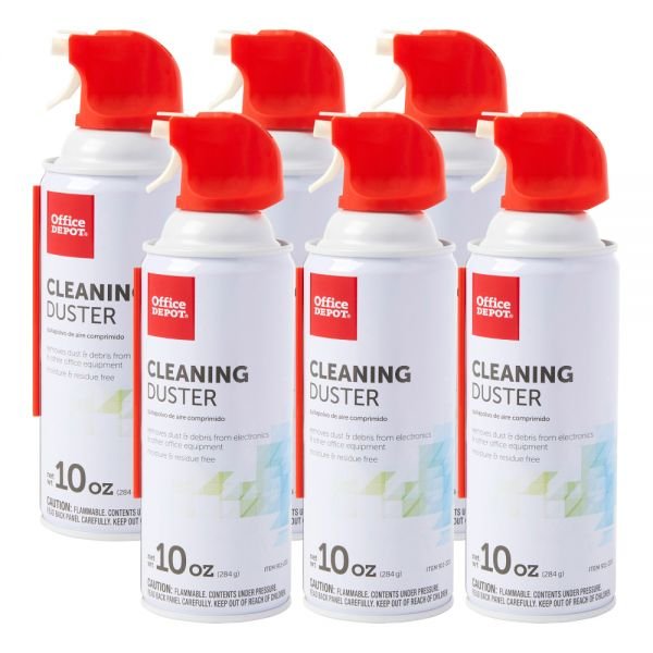 Cleaning Duster, 10 Oz, Pack Of 6 Cans (ODFN110284)